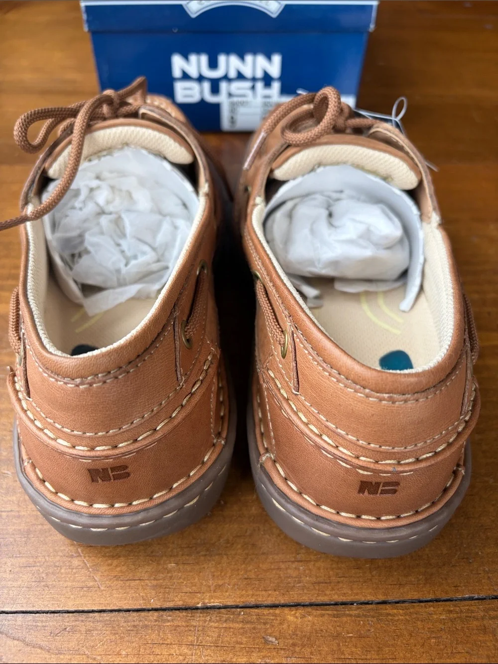 Nunn Bush Squall Oak Tan Sport Casual Shoe Sz 9